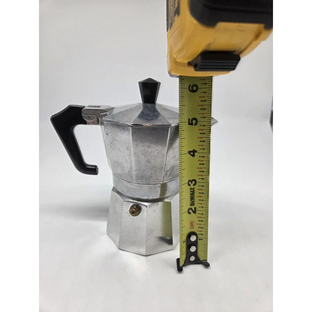 Vintage Vandel Stove Top 2 Cup Espresso / Coffee Pot Maker • Made in Italy